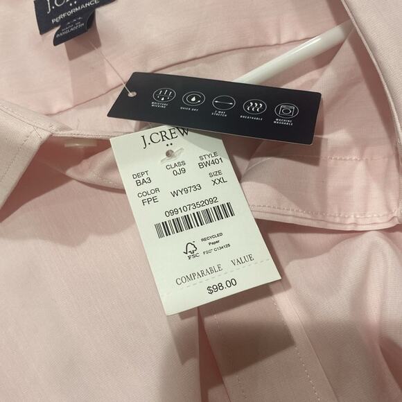 J. Crew Peony Slim Fit Performance Button Up - Picture 11 of 11